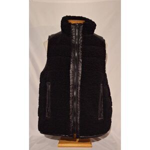Orolay Woman's Casual Fleece Outerwear Black Vest Size‎ Medium